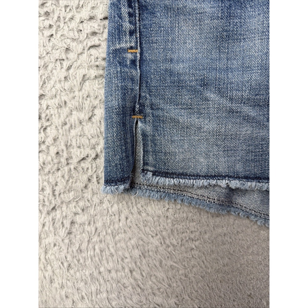 Citizens of Humanity Alyx Classic High Rise Denim Short Size 28 Blue 3" Inseam - Picture 14 of 15